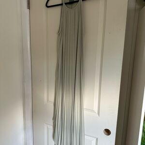 Olivia Rae Light Gray Maxi Dress